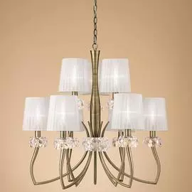 Люстра Mantra LOEWE BRONZE 4730