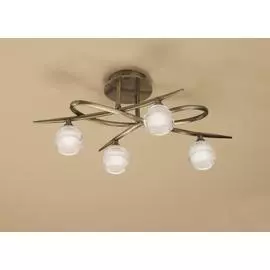 Люстра Mantra Loop Antique Brass 1823