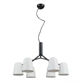 Люстры Crystal Lux ENRIQUE SP6 BLACK/WHITE