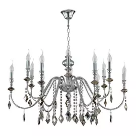 Люстры Crystal Lux MERCEDES SP6+6 CHROME/SMOKE