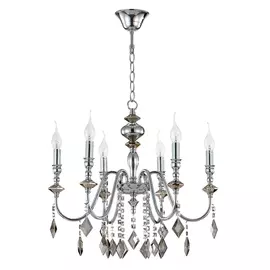 Люстры Crystal Lux Mercedes MERCEDES SP6 CHROME/SMOKE