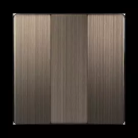Набор клавиш для выключателя трехклавишного (бронзовый) Werkel WL12-SW-3G-CP 4690389100567