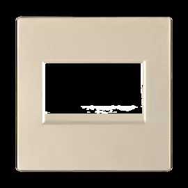 Накладка для двойной розетки Еthernet RJ-45 (шампань) Werkel WL11-RJ45+RJ45-CP 4690389124549