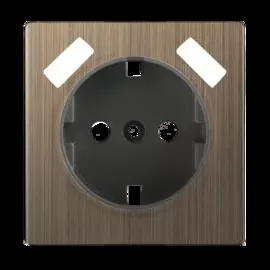 Накладка для USB розетки (бронзовый) Werkel WL12-USB-CP 4690389100505