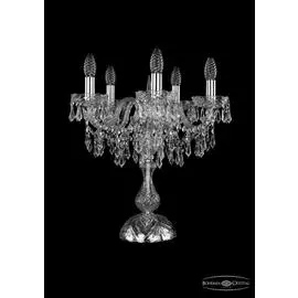 Настольная Лампа Bohemia Ivele 1403L/5/141-47/Ni