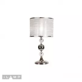 Настольная лампа iLamp CHELSEA T2400-1 Nickel