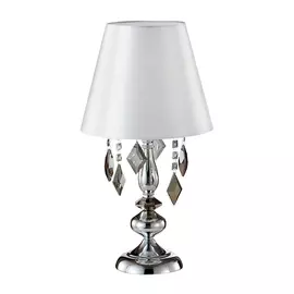 Настольные лампы Crystal Lux MERCEDES LG1 CHROME/SMOKE