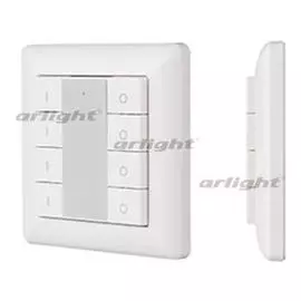 Панель Knob SR-2853K8-RF-UP White (3V, DIM, 4 зоны) Arlight 021460