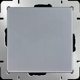 Перекрестный переключатель одноклавишный (серебряный) Werkel WL06-SW-1G-C 4690389073595