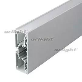 Профиль с экраном S2-WALL-X2-H128-2500 ANOD+OPAL Arlight 021179