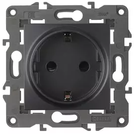 Розетка 2P+E Schuko со шторками Эра 14-2102-05