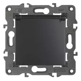 Розетка 2P+E Schuko со шторками с крышкой Эра 14-2103-05