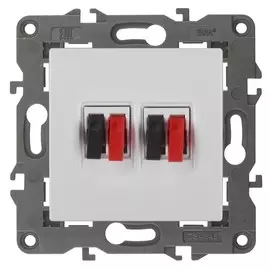 Розетка аудио двойная Эра 14-3112-01