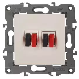 Розетка аудио двойная Эра 14-3112-02