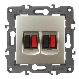 Розетка аудио двойная Эра 14-3112-04