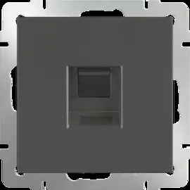Розетка Ethernet RJ-45 (серо-коричневый) Werkel WL07-RJ-45 4690389086601