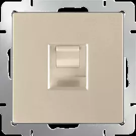 Розетка Ethernet RJ-45 (шампань) Werkel WL11-RJ-45 4690389124532