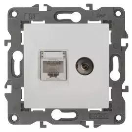 Розетка RJ45+TV Эра 14-3110-01