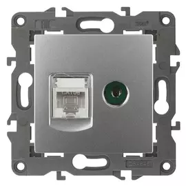 Розетка RJ45+TV Эра 14-3110-03