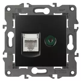 Розетка RJ45+TV Эра 14-3110-05