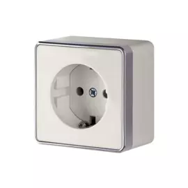Розетка с заземлением Gallant (слоновая кость) Werkel WL15-02-01 4690389102219