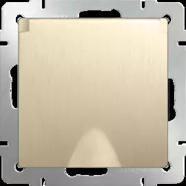 Розетка влагозащ. с зазем. с защит. крышкой и шторками (шампань рифленый) Werkel WL10-SKGSC-01-IP44 4690389085260