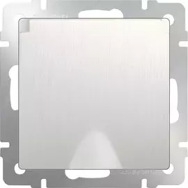 Розетка влагозащ. с зазем. с защит. крышкой и шторками (перламутровый рифленый) Werkel WL13-SKGSC-01-IP44 4690389124358