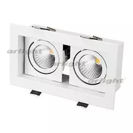 Светильник CL-KARDAN-S180x102-2x9W Day (WH, 38 deg) Arlight 024138