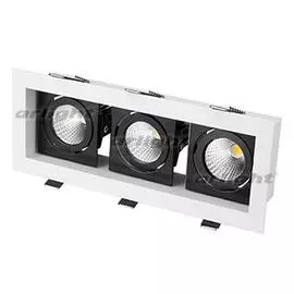 Светильник CL-KARDAN-S260x102-3x9W Day (WH-BK, 38 deg) Arlight 024135