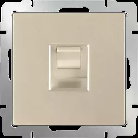 Телефонная розетка RJ-11 (шампань) Werkel WL11-RJ-11 4690389124525