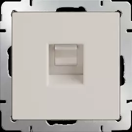 Телефонная розетка RJ-11(слоновая кость) Werkel WL03-RJ-11-ivory 4690389046254