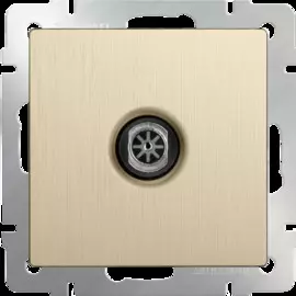 ТВ-розетка оконечная (шампань рифленый) Werkel WL10-TV 4690389085352