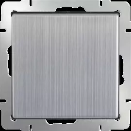 Выключатель одноклавишный проходной (глянцевый никель) Werkel WL02-SW-1G-2W 4690389045745