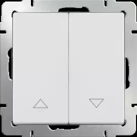 Выключатель жалюзи (белый) Werkel WL01-01-02 4690389128462