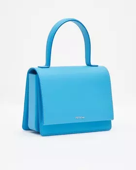Сумка Yoni в оттенке Adriatic Blue на короткой ручке от FETICHE