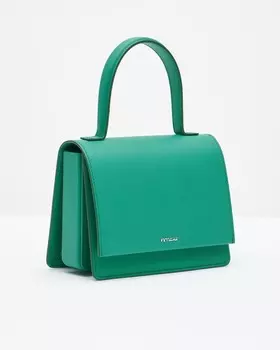 Сумка Yoni в оттенке Emerald на короткой ручке от FETICHE