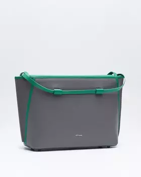 Вместительный тоут в оттенке "Mist" из натуральной кожи от FETICHE