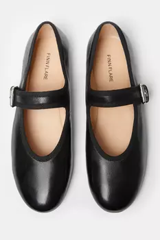 Балетки из натуральной кожи