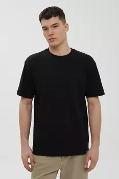 Базовая футболка из хлопка прямого силуэта