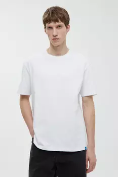 Базовая футболка из хлопка прямого силуэта