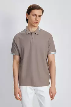 Базовое поло из хлопка прямого силуэта