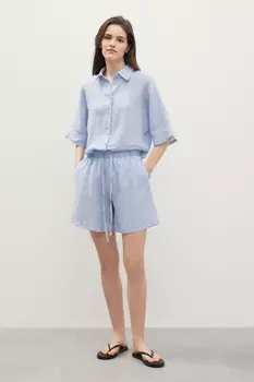 Базовые льняные шорты