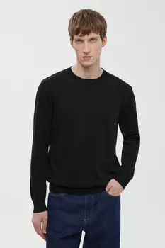 Базовый джемпер из хлопка прямого кроя