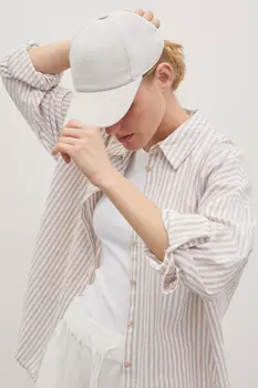 Бейсболка из льна