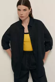 Блузка из конопляной ткани