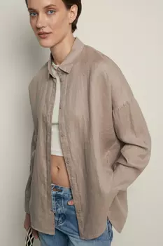 Блузка из конопляной ткани