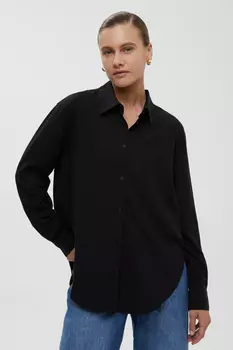 Блузка свободного силуэта из тенселя