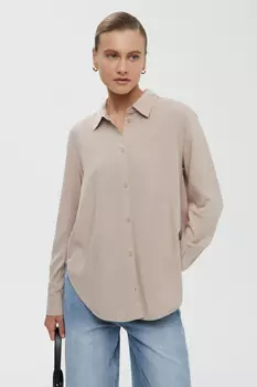 Блузка свободного силуэта из тенселя