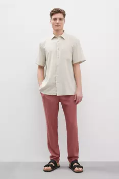 Брюки-чинос с добавлением льна