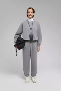 Брюки-джоггеры из футера